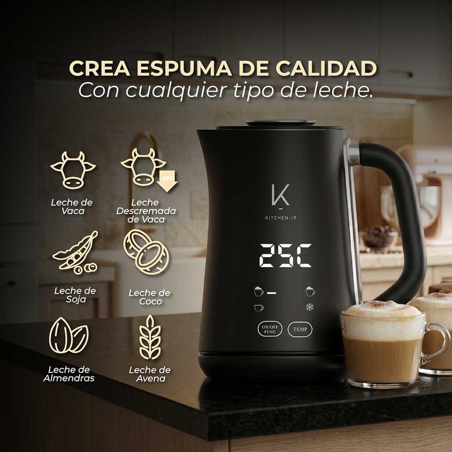 Espumador De Leche Aerotemp Pro image number 3.0