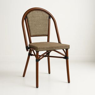 Silla Bistro Parisina Textileno - Beige