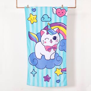 Toalla De Playa Casaideal Gatocornio27 / 75x150 Cm
