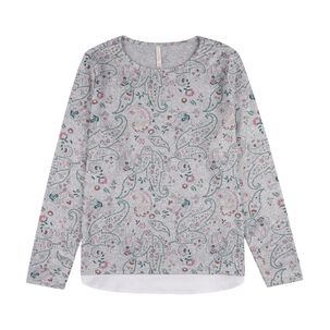 Sweater Full Print Manga Larga Cuello Redondo Mujer Geeps