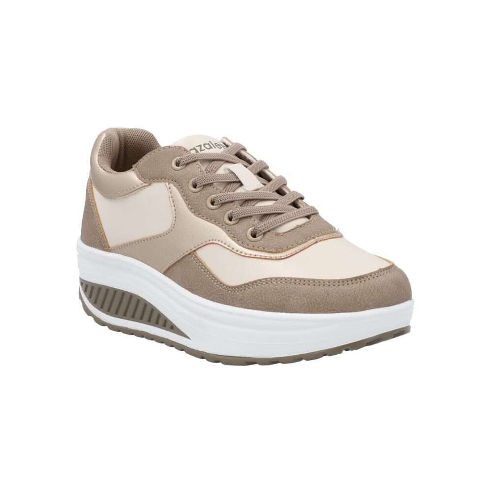 Zapatilla Urbana Mujer Azaleia Whitney Beige image number 0.0
