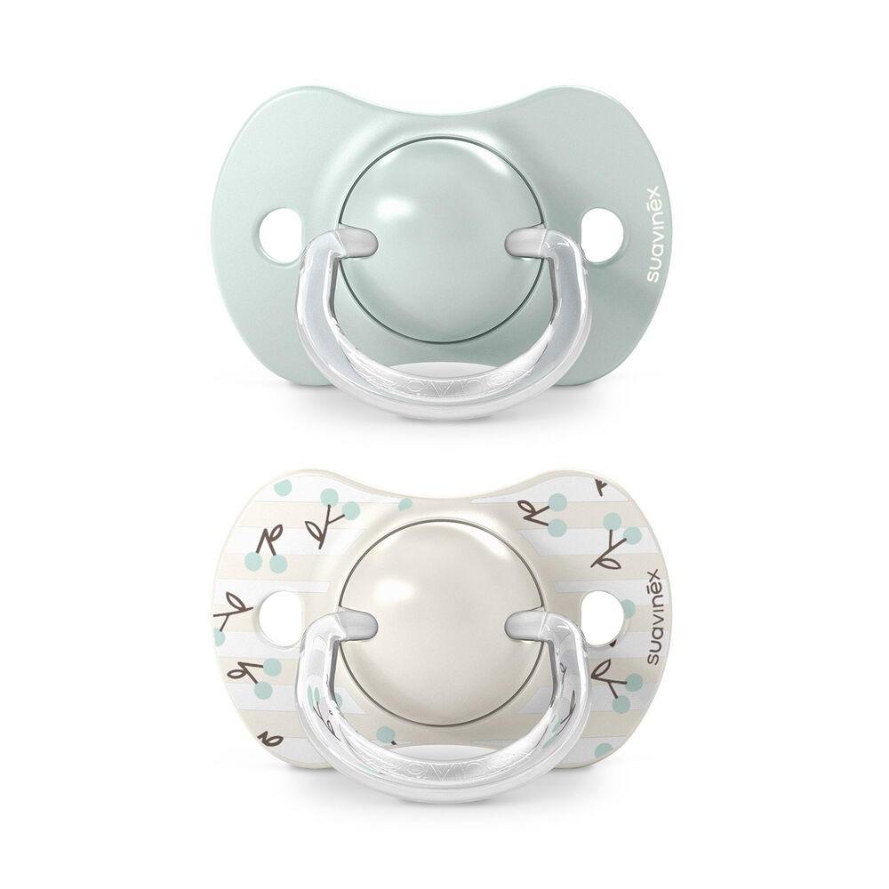 Chupete Sx Pro Fisiol&oacute;gico Silicona 0/6m 2u Birdies Verde image number 0.0