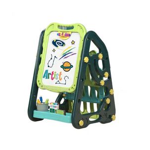 Juguete Pizarra Doble Reversible Acrilica Y Tiza Verde