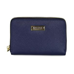 Billetera Mujer Trifold Azul Kenneth Cole