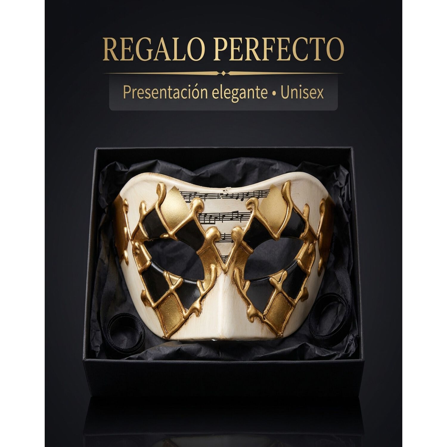 M&aacute;scara Veneciana Sexy Arlequ&iacute;n Para Fiesta Mascarada Unisex image number 29.0