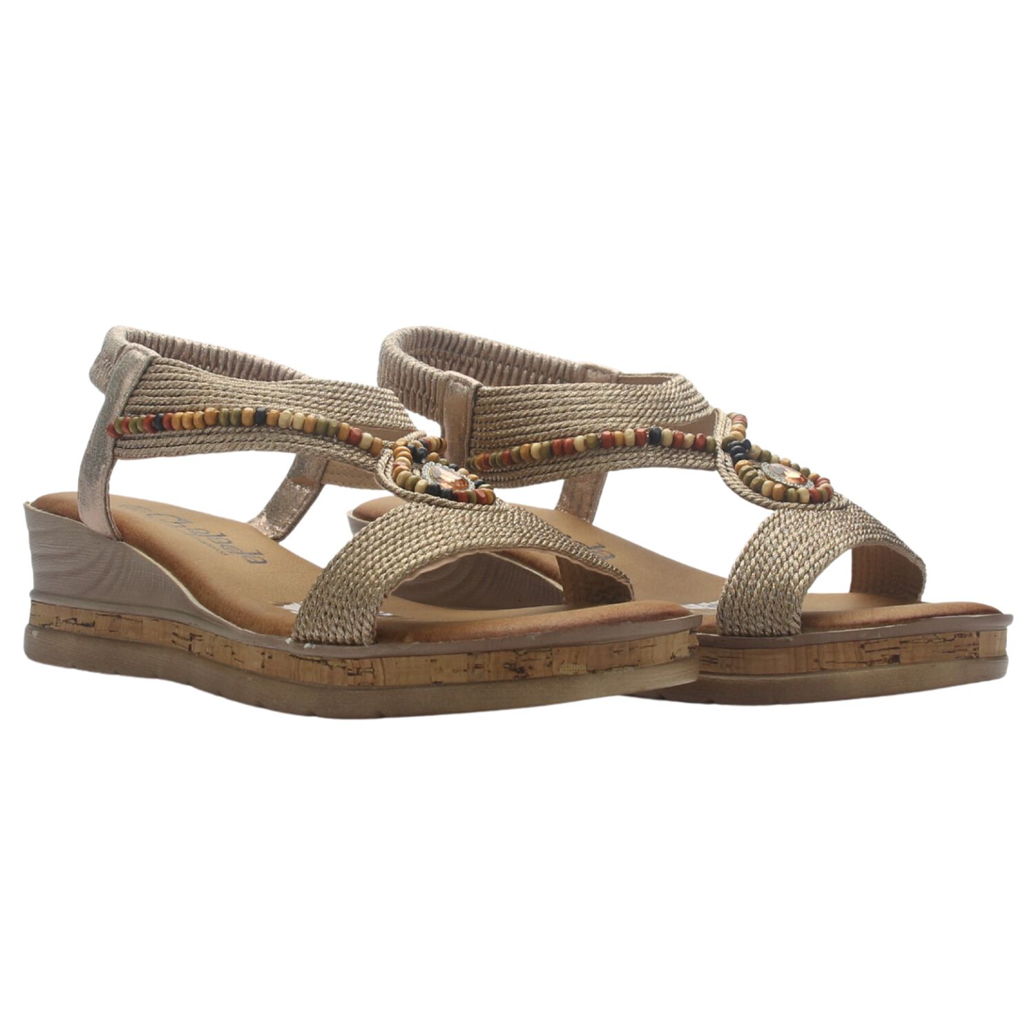 Sandalia Mujer Casual Beige Chalada Molina-1 image number 4.0