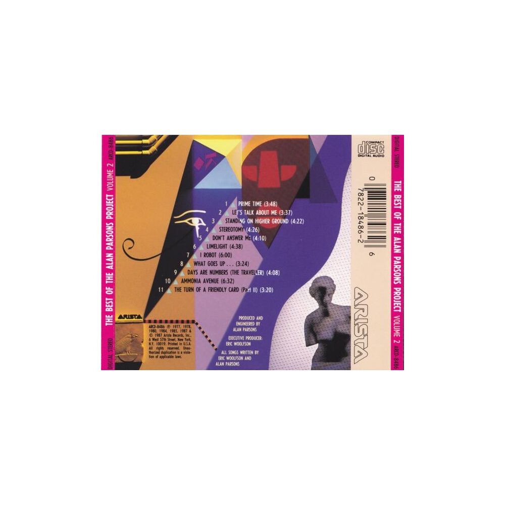 Alan Parsons Project - The Best Of - Volume 2 | Cd Usado image number 1.0