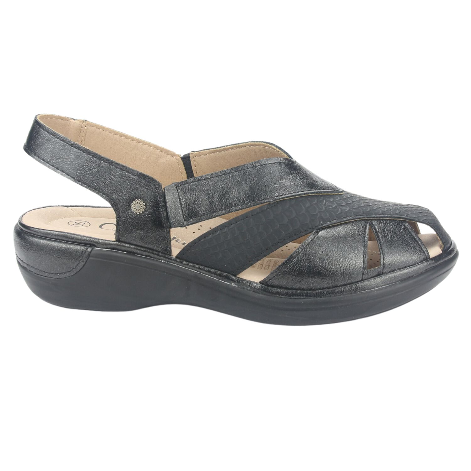 Sandalia Chalada Mujer Mestico-1 Negro Casual image number 0.0