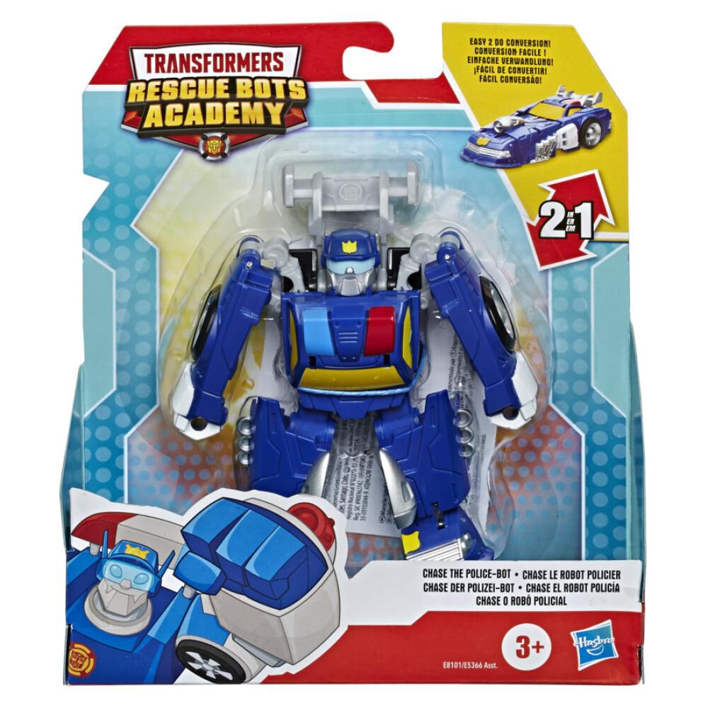 Figura De Accion Transformers Tra Rescue Bots Acad. Rescan Chase Drags image number 0.0