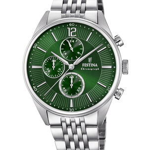 Reloj F20285/8 Festina Verde Hombre Timeless Chronograph