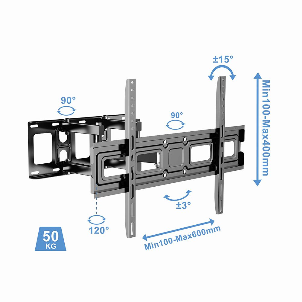 Soporte Tv Doble Brazo 32'' Hasta 70'' Con Inclinaci&oacute;n image number 2.0