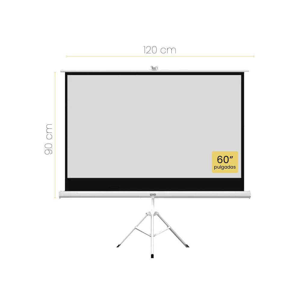 Proyector Port&aacute;til Lumix 9000lm + Tel&oacute;n Manual 60" Levo image number 6.0