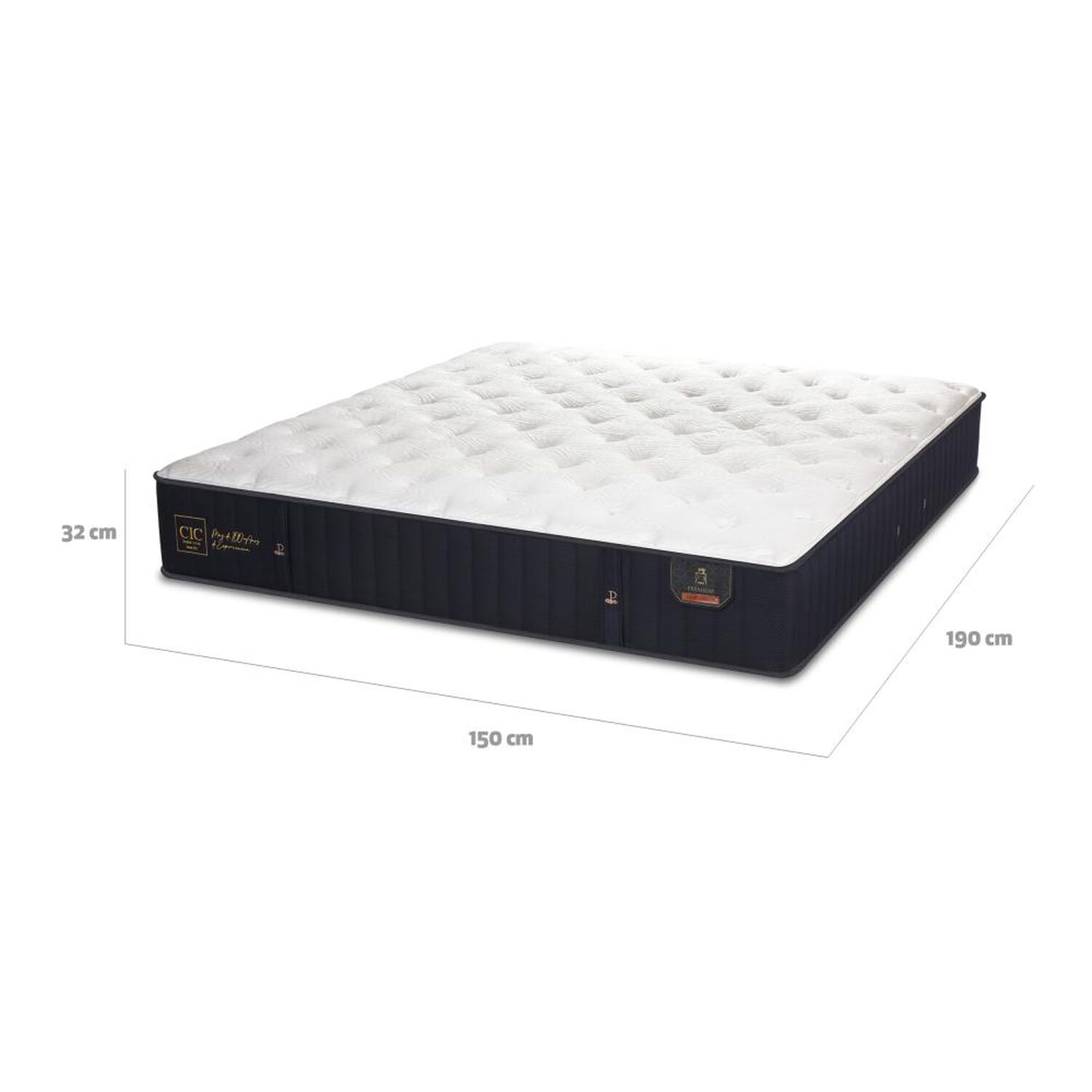 Colch&oacute;n Cic Premium / 2 Plazas / 190 Cm x 150 Cm image number 2.0