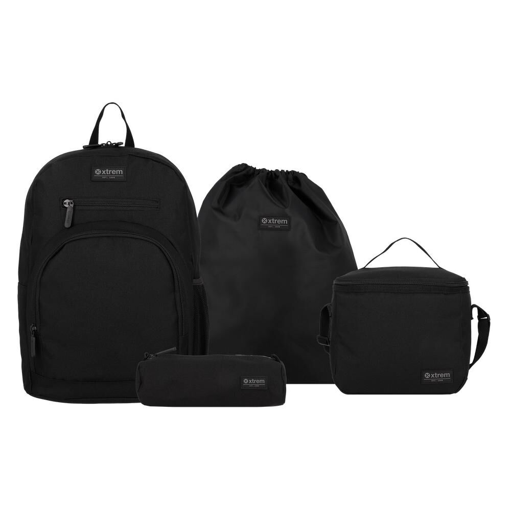 Multipack 6xt Mochila Ni&ntilde;o Xtrem Negro image number 0.0