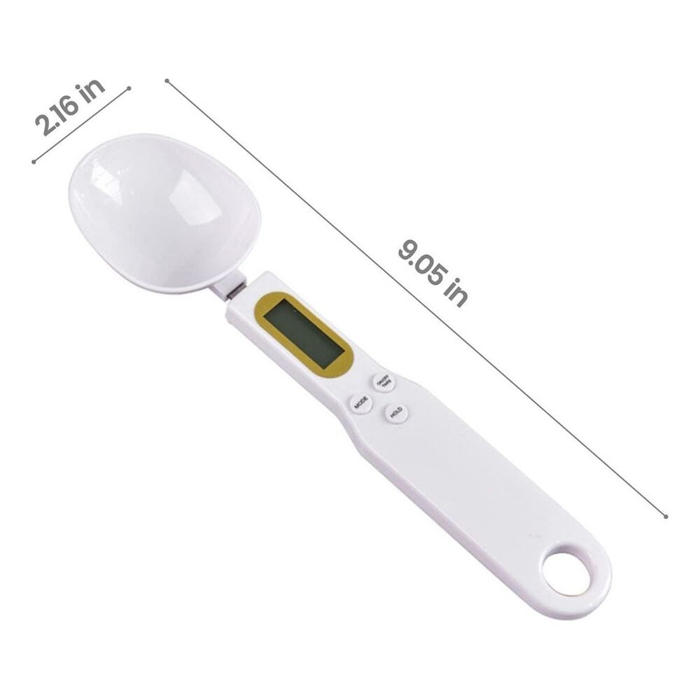 Cuchara Medidora Digital Gramera Cocina 500g Blanca Precisa image number 1.0