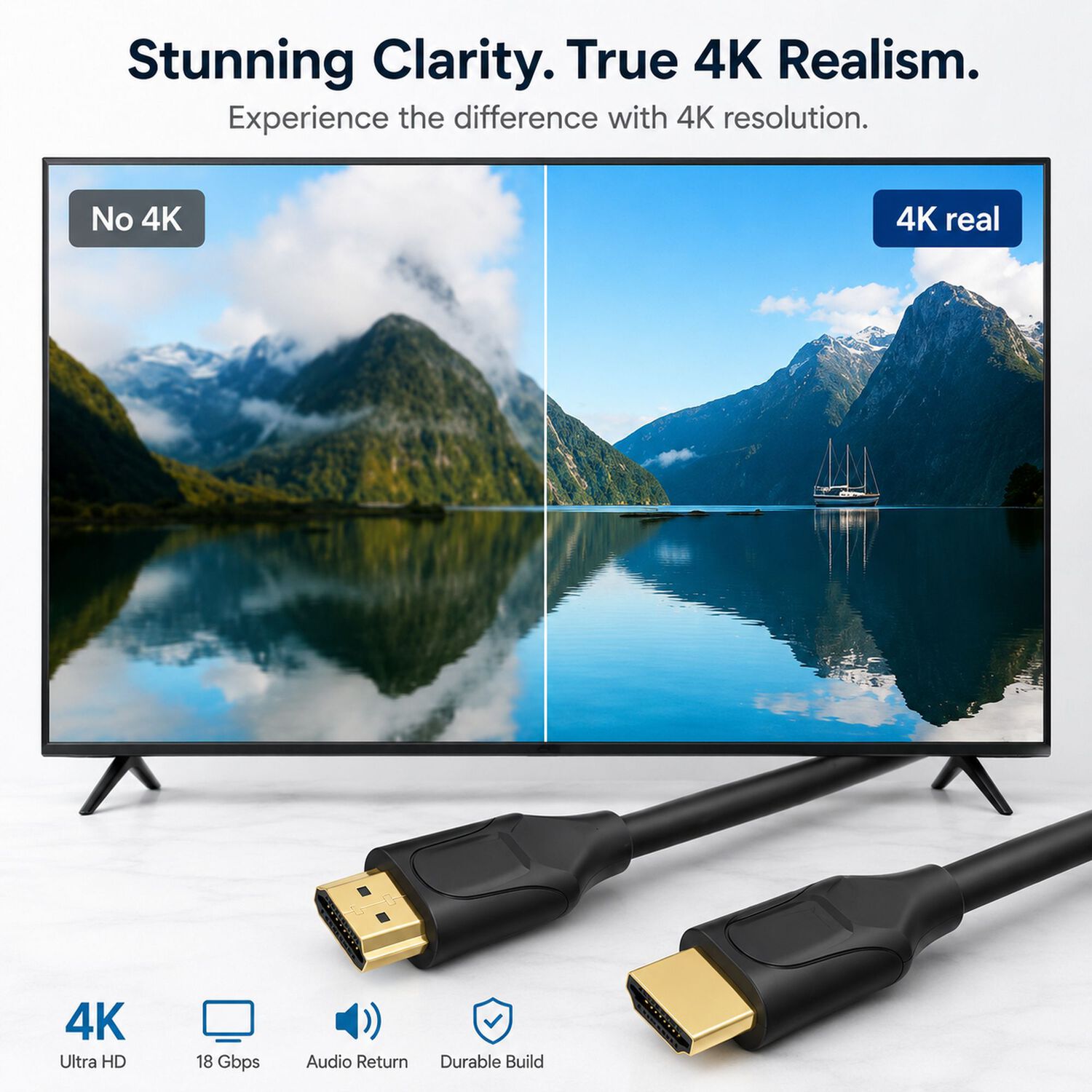 Cable Hdmi 4k Profesional 10mt Ultra Hd Versi&oacute;n Hdmi 2.0 image number 6.0