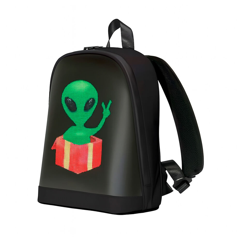 Mochila Led Personalizable Con Pantalla Animada Y Power Bank image number 0.0