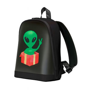 Mochila Led Personalizable Con Pantalla Animada Y Power Bank