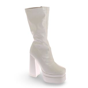 Bota Taco Blanco V&iacute;a Franca Art. 5xzn615bwhite