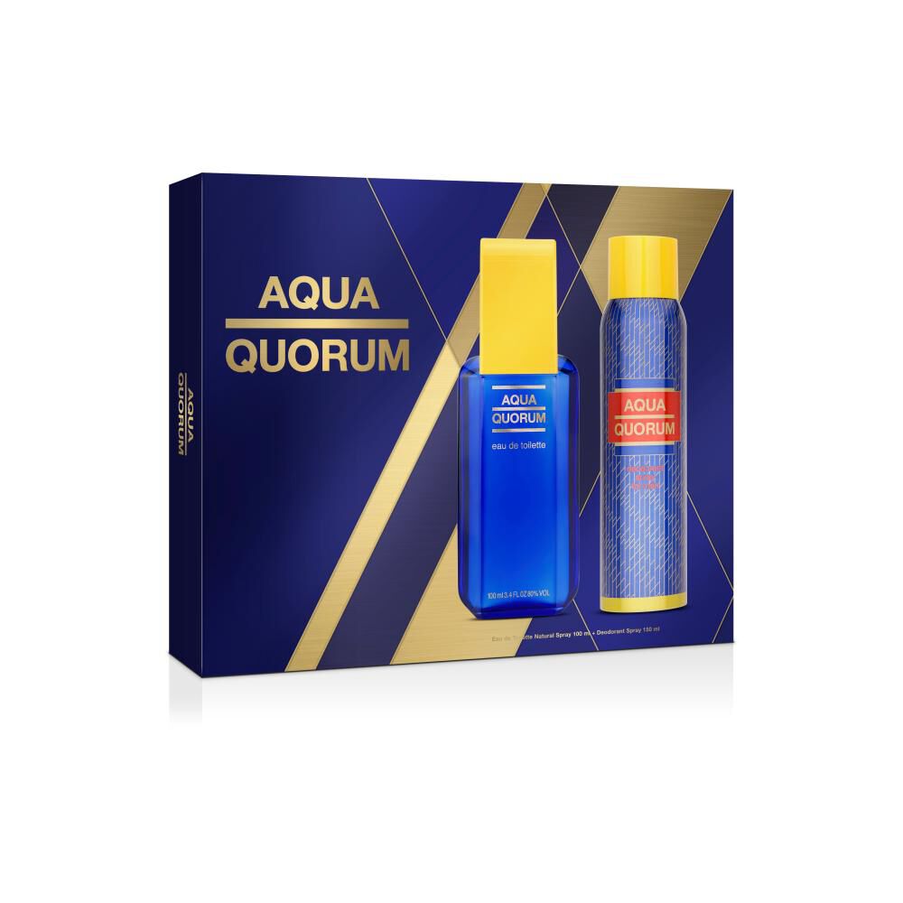 Set De Perfumería Aqua Quorum / 100 Ml / Edt + Desoderante 150 Ml image number 0.0