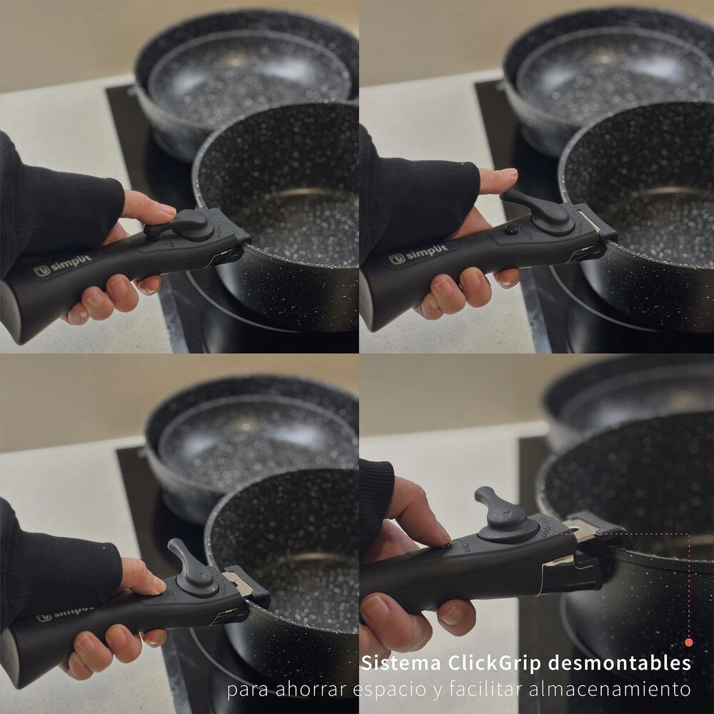 Bater&iacute;a De Cocina Antiadherente Oxford Granito 15pcs Simplit image number 3.0