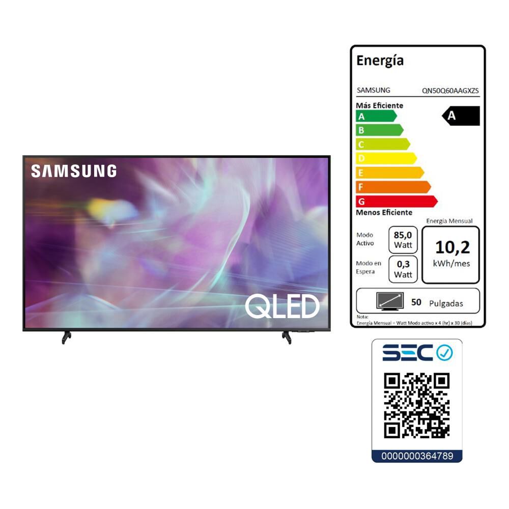 Qled 50" Samsung Q60A / Ultra HD 4K / Smart TV image number 9.0