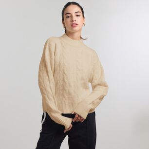 FREEDOM SWEATER REGULAR MANGA LARGA CUELLO ALTO MUJER FREEDOM