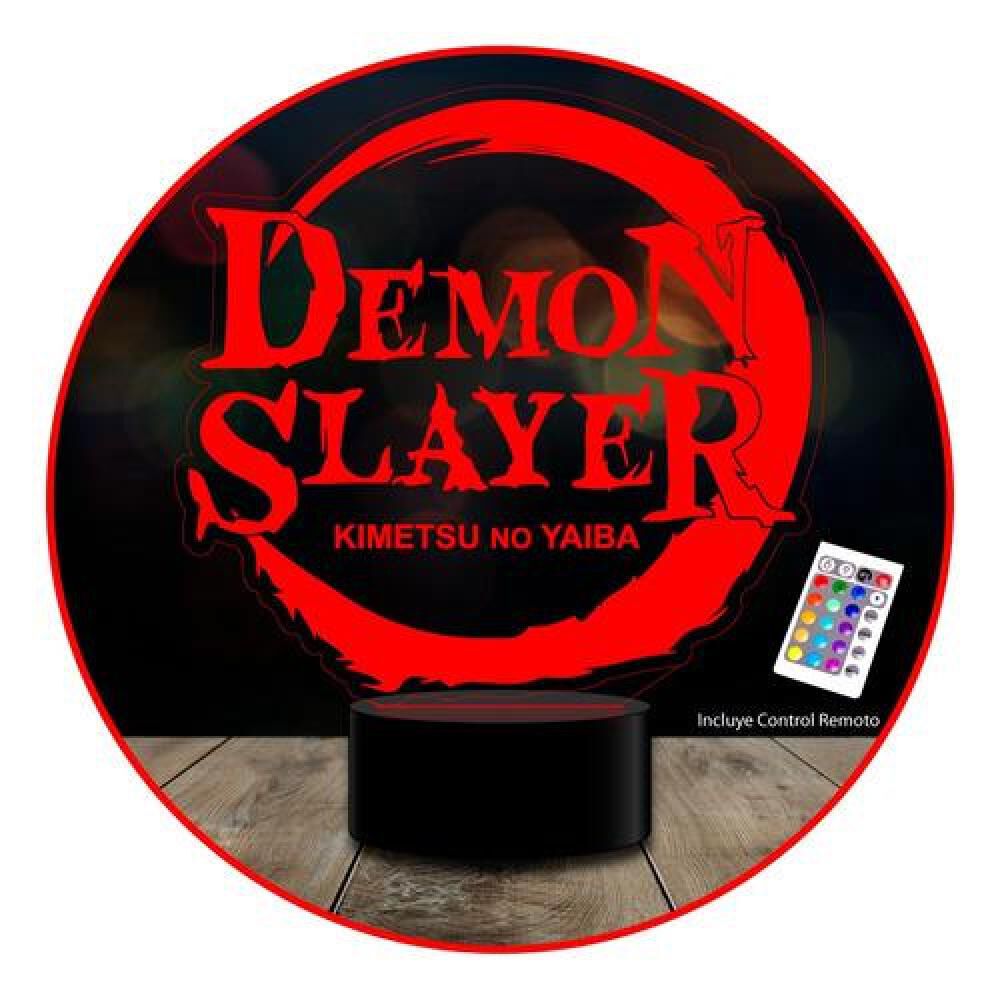 Lampara 3d Demon Slayer Anime 16 Colores C/ Remoto image number 0.0