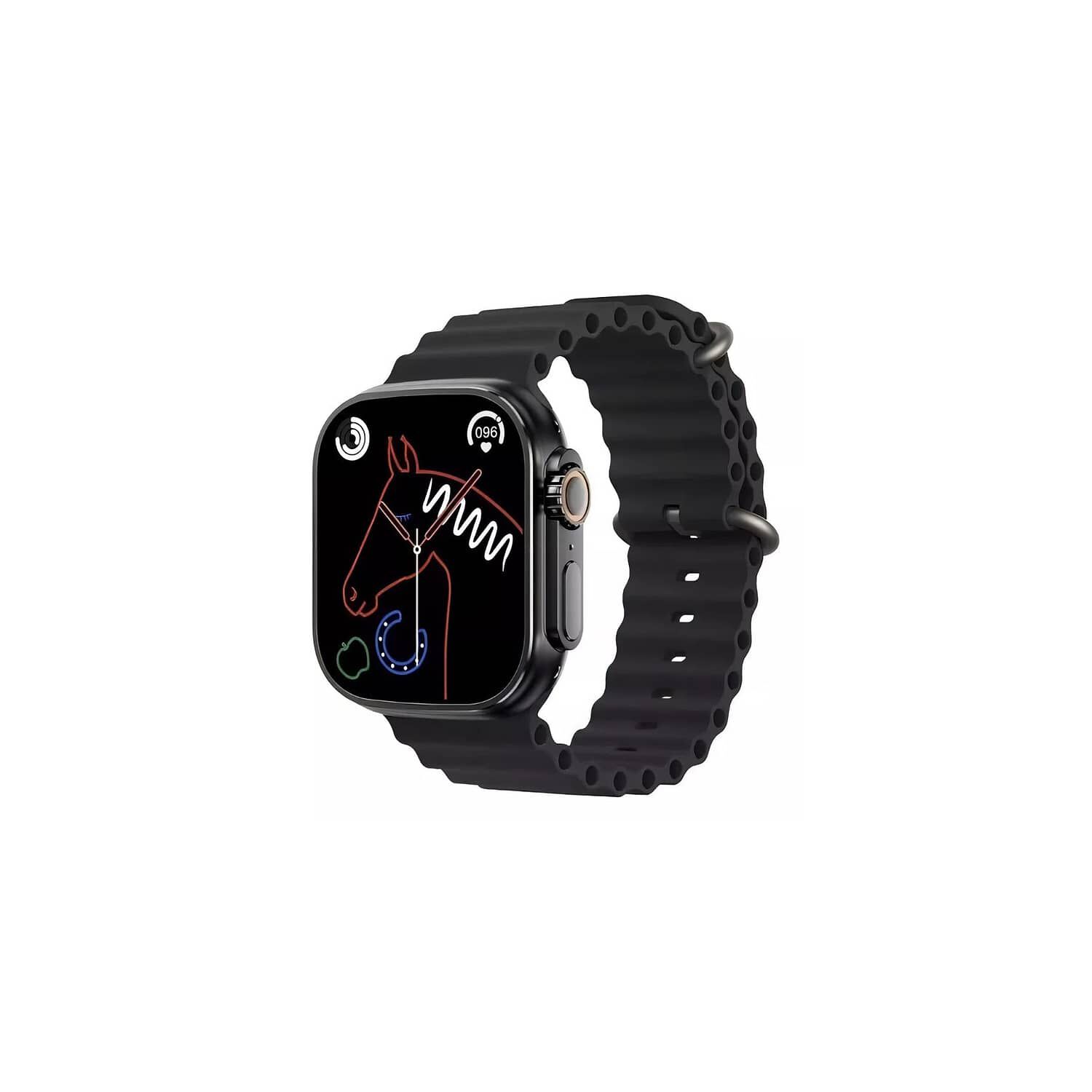 Smartwatch Reloj Inteligente X8 Ultra + Audifonos Y Power Band Naranja image number 1.0