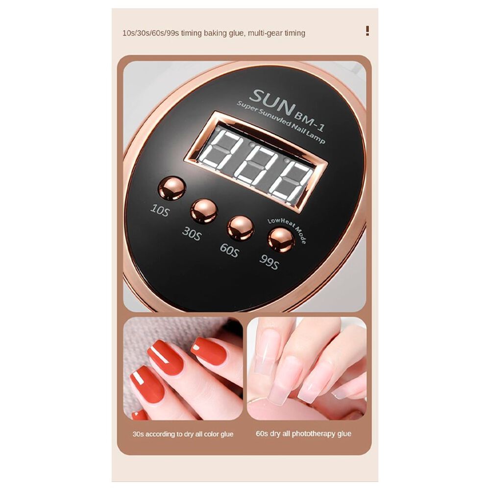 L&aacute;mpara Uv De 280w Para Secado R&aacute;pido De U&ntilde;as De Gel image number 3.0