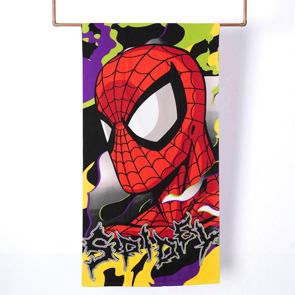 Toalla De Playa Infantil Spiderman Gotico / 140x70 Cm image number 0.0