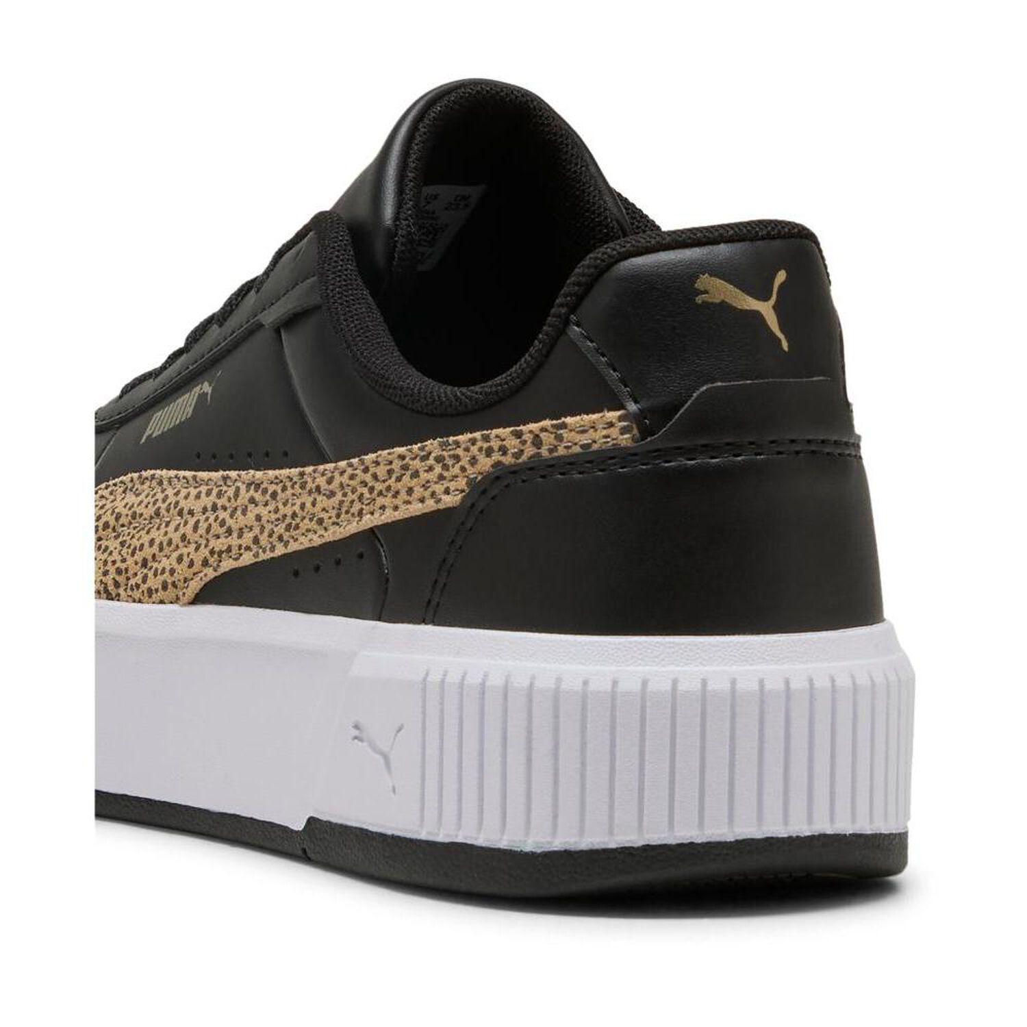 Zapatilla Urbana Mujer Puma Carina Mia Topcat Black-toasted Almond image number 3.0