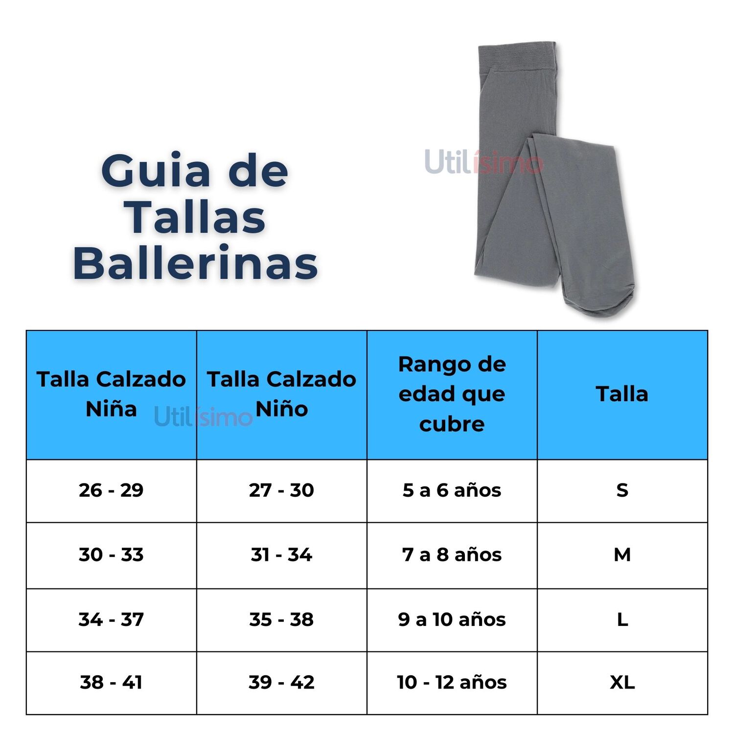 Ballerina Escolar Calcetines Polar Gris Ni&ntilde;a 1 Par image number 2.0