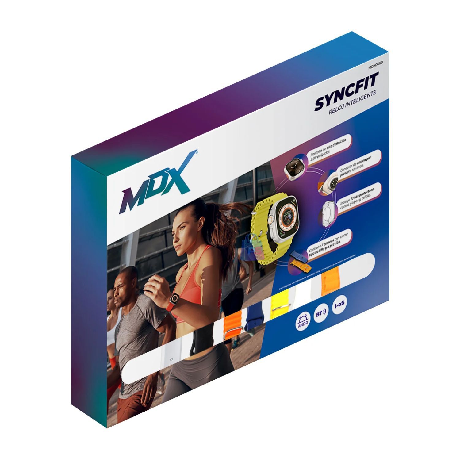 Smartwatch Syncfit 2 Pulgadas + 7 Correas + Bluetooth - Ps image number 2.0