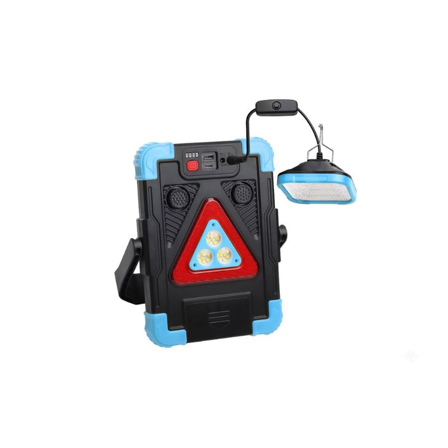 Luz De Advertencia Vehicular Solar Led Triangular Recargable Exterior image number 0.0