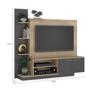 Rack Vekkahome Home Tv Reina / 2 Puertas