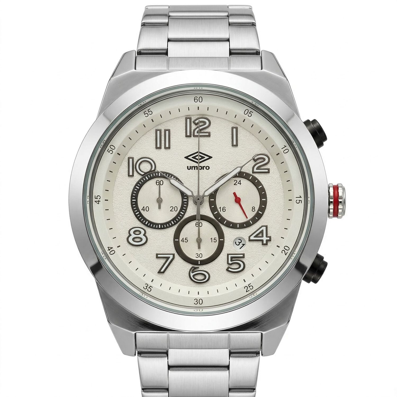 Reloj An&aacute;logo Hombre Umbro Plus Plateado Umbp-1500-123 image number 0.0