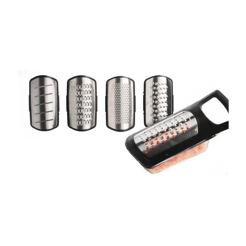 Rallador Rebanador Manual De Vegetales Y Frutas 4 Pcs image number 2.0