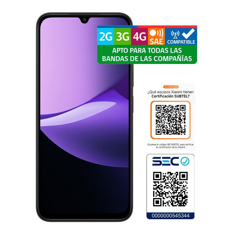 Smartphone Xiaomi Redmi 15C / 5G / 256 GB / Black / Liberado image number 12.0