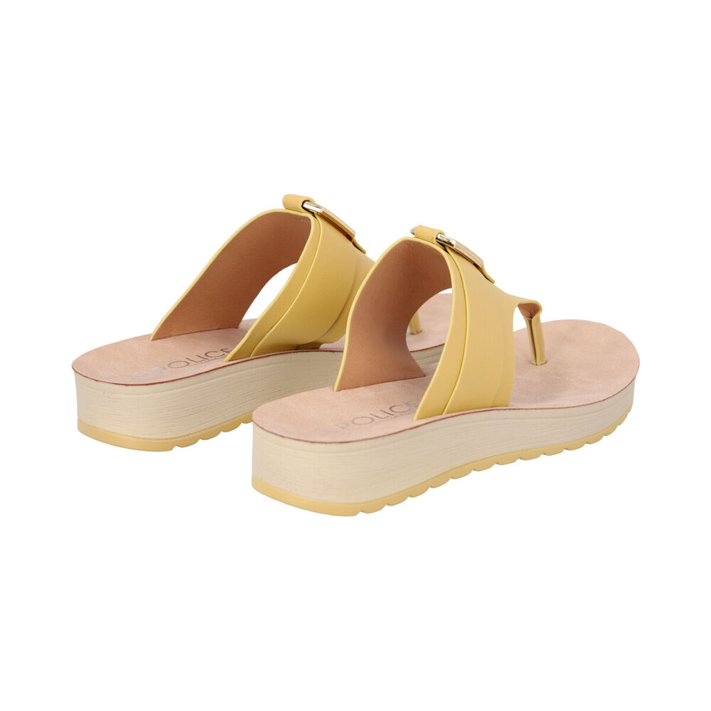 Sandalia Mujer Amarillo Sole Police image number 4.0