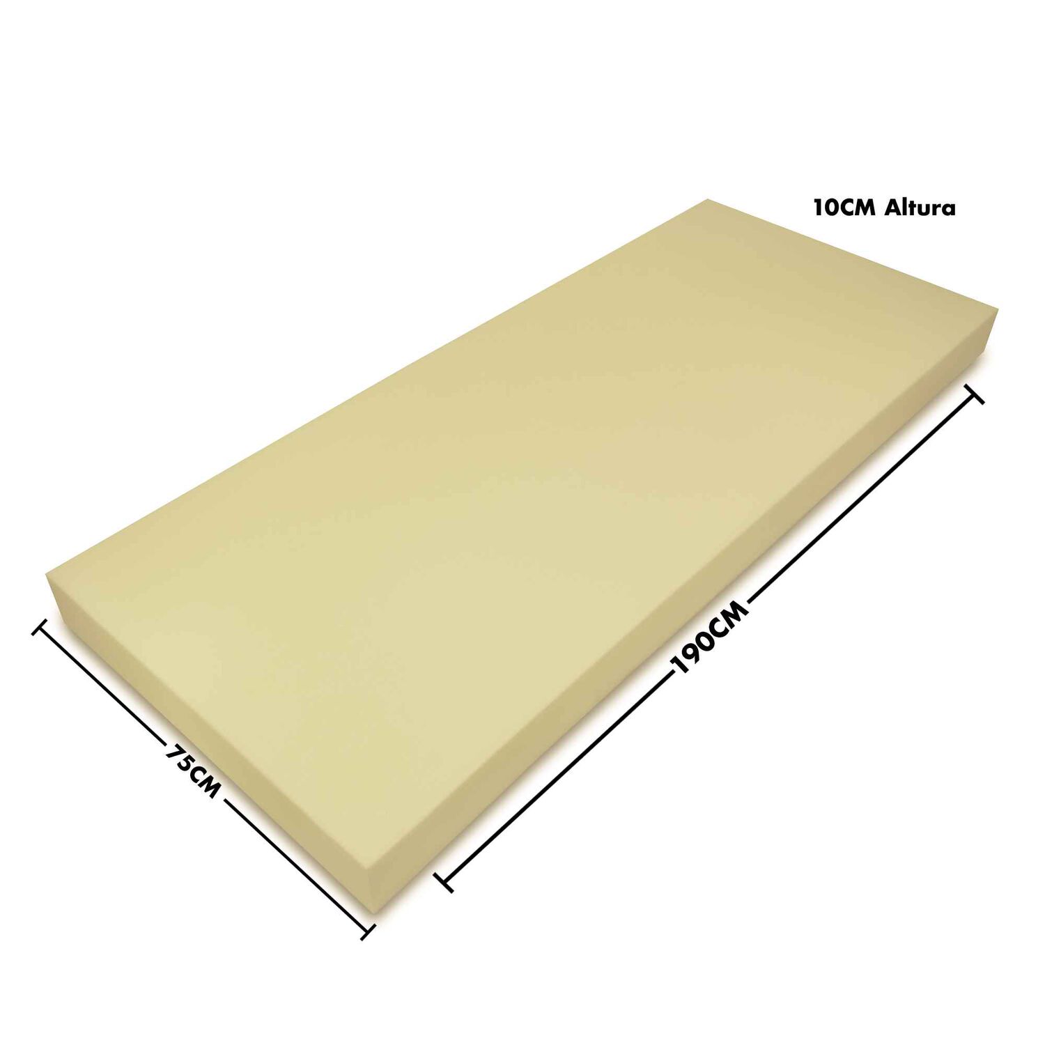 Espuma Easy Cut 190x75x10xdensidad 30 image number 0.0