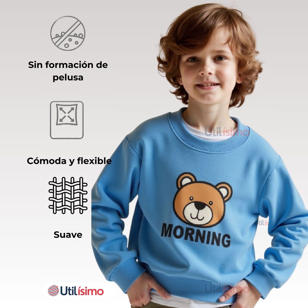 Conjunto Buzo Frizado Con Chiporro Ni&ntilde;o Surtido image number 4.0