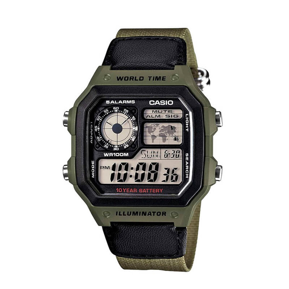 Reloj Casio Digital Varon Ae-1200whb-3bv image number 0.0