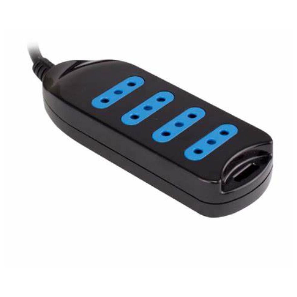 Alargador Extencion 3 Mts 4 Entradas Negro image number 4.0