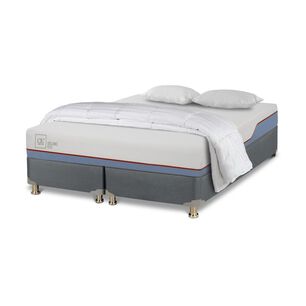 Cama Americana Cic Excellence Plus / 2 Plazas / Base Dividida + Textil
