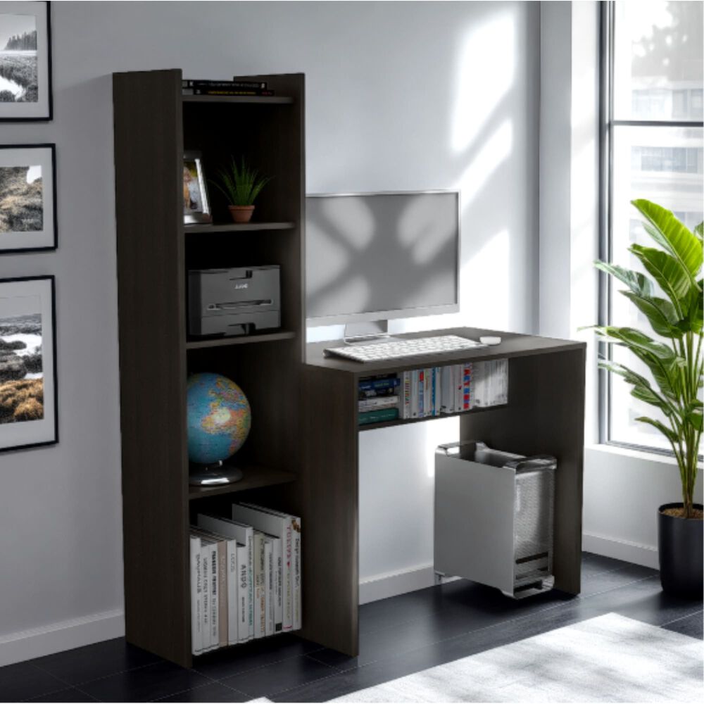 Escritorio Biblioteca 150x127,1x50 Cm Fm-030n Negro image number 4.0