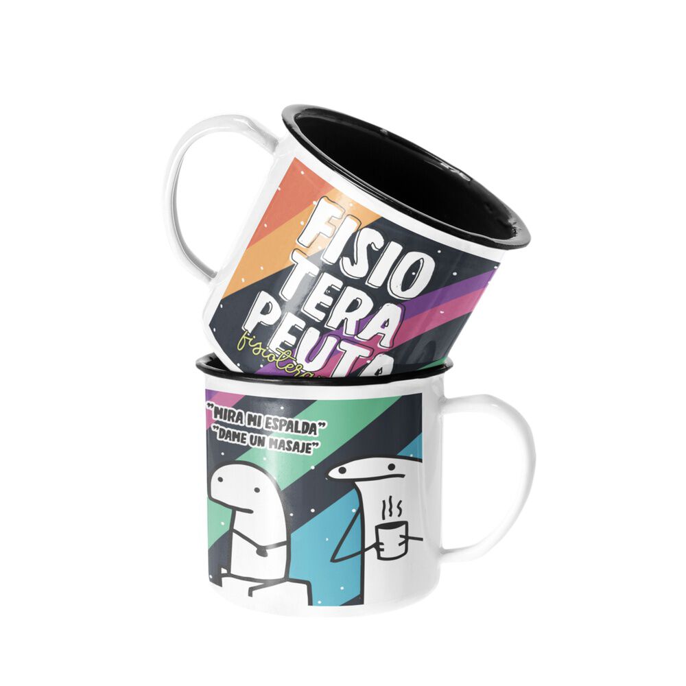 Taza Enlozada Lechera Fisioterapauta Regalo Profesion image number 0.0