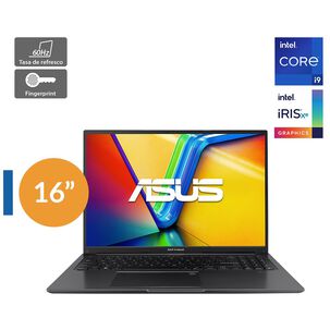 Notebook 16" Asus Vivobook 16 X1605 / Intel Core I9 / 16 GB RAM / Intel Iris Xe / 512 GB SSD