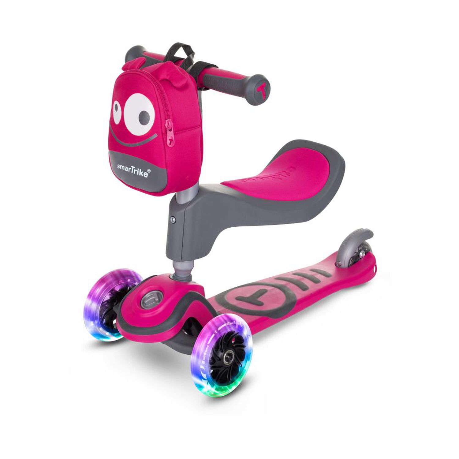 T-scooter T1- Pink Smart Trike image number 0.0