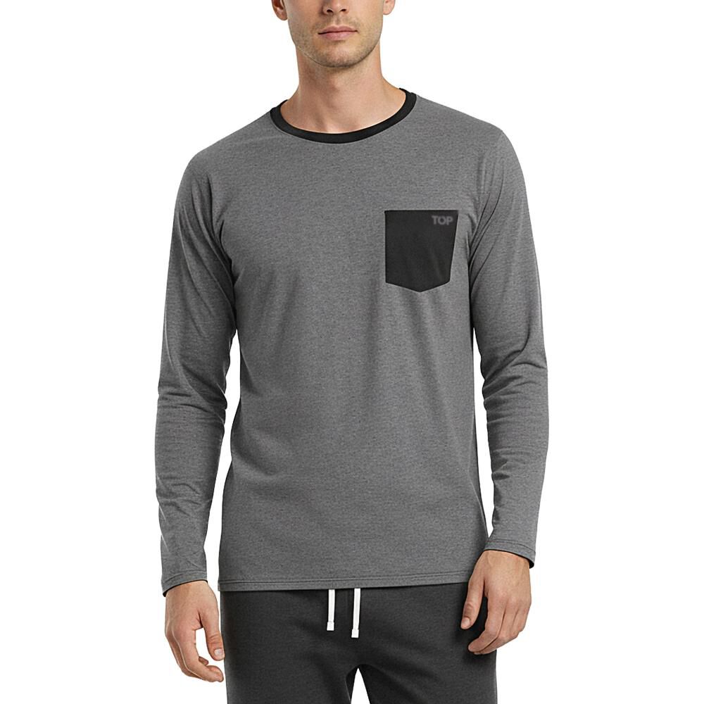 Pijama Hombre Invierno Algod&oacute;n C1 Top / 2 Piezas image number 0.0